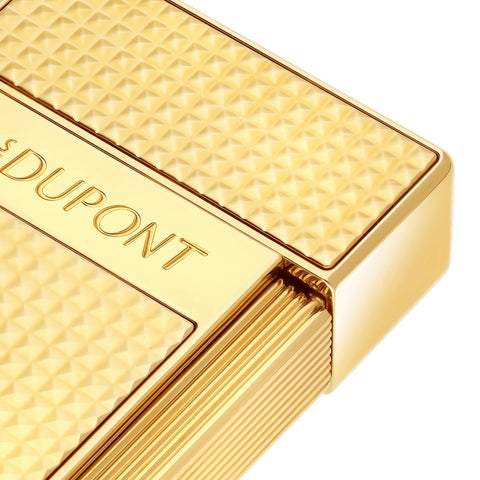 ACCENDINO LI BIGGY DIAMOND HEAD GOLDEN ART. 025209 S.T. DUPONT