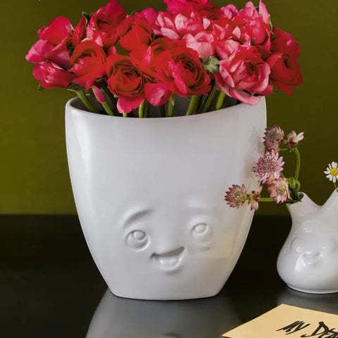 Vase DELIGHTED in Weiß Art.-Nr. T 01.93.01 TASSEN