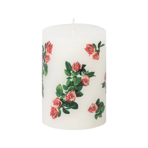 CANDELA GRANDE TOILETPAPER CM.7X7X10 ROSES ART. 14088 SELETTI