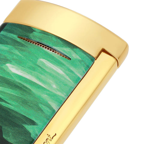 ACCENDINO LI MINIJET GEODE ART. 010836 GREEN/GOLDEN S.T. DUPONT