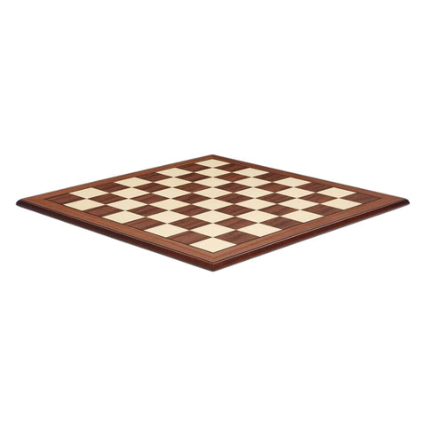 SCHACHBRETT NUSSBAUM AHORN 52 CM ABGERUNDETER RAND 804555 WOOD DAL NEGRO