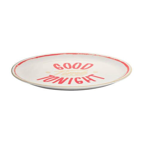 PIATTO PIZZA GOOD TIME TONIGHT D. 32 CM LGP01001 BITOSSI HOME