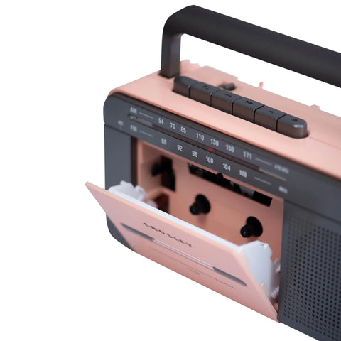 LETTORE CASSETTE E RADIO PLAYER CT102A-RO4 ROSA CROSLEY