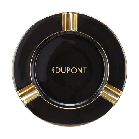 POSACENERE XL ASHTRAY BLACK & SILVER 006727 S.T. DUPONT