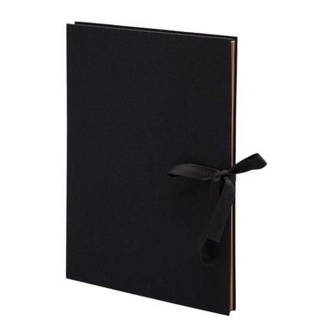 BLACK MULTICOLOR FABRIANO FOLDER