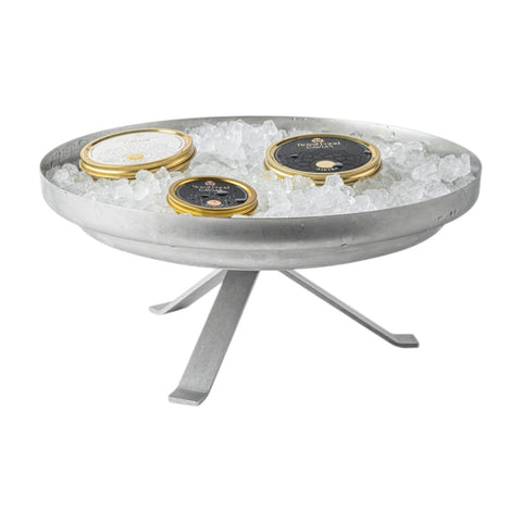 GIREVOLE LAZY SUSAN CM 34 H 15 SM32734 SILVER KNINDUSTRIE