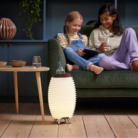 SYNERGY 35 LED BLUETOOTH LAUTSPRECHER UND GETRÄNKEHALTER KOODUU WEISSE LAMPE
