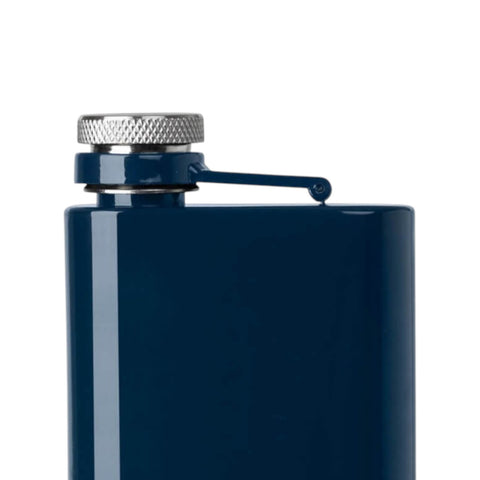 FIASCHETTA HIPFLASK IN BOX BLUE PANTONE COPENHAGEN DESIGN