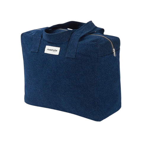 BORSA CELESTINS  RAW DENIM BLUE RIVEDROITE