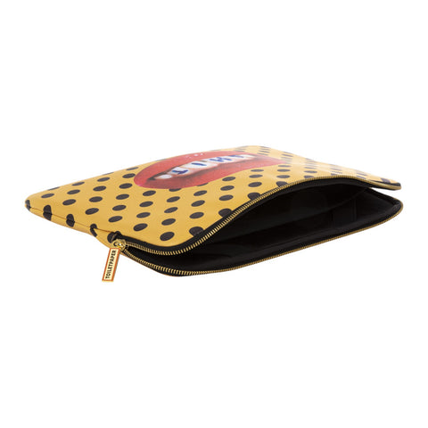 SELETTI SHIT BEDRUCKTE PU-LAPTOPTASCHE 34,5 X 25 X 2 CM