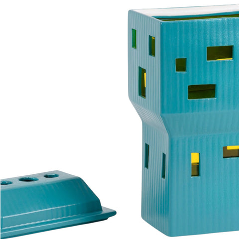 VASO PORCELLANA VELASCHINO CM 19X13 H 32 10054 SELETTI