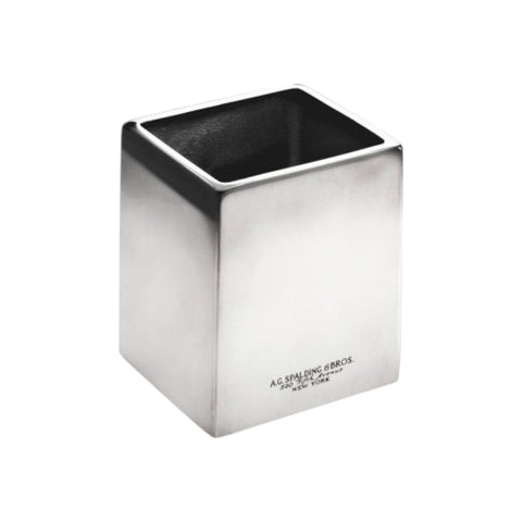 SPALDING ALUMINUM SQUARE PEN HOLDER