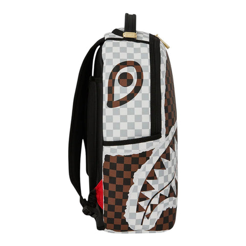 ZAINO CREAM BROWN TEAR CHECK ART. 910B8290NSZ SPRAYGROUND