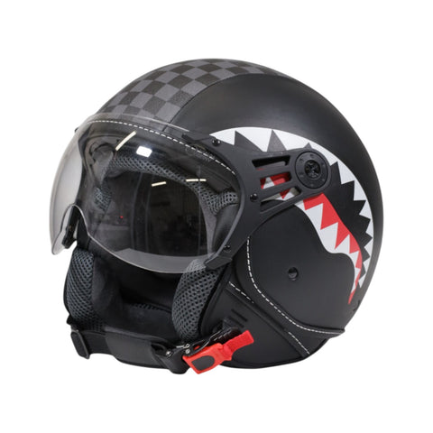 CASCO SHARKS IN PARIS HELMET GREY OP01 GREY-M SPRAYGROUND