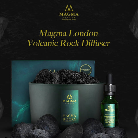 PROFUMATORE D'AMBIENTE MAGMA VULCANIC ROCK M035 GREEN MAGMA LONDON