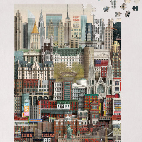 PUZZLE JIGSAW NEW YORK ART. MS0605 1000 PEZZI MARTIN SCHWARTZ