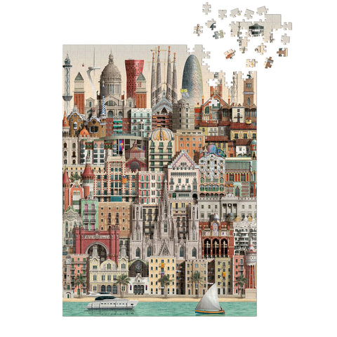 PUZZLE JIGSAW BARCELONA ART. MS0607 1000 PEZZI MARTIN SCHWARTZ