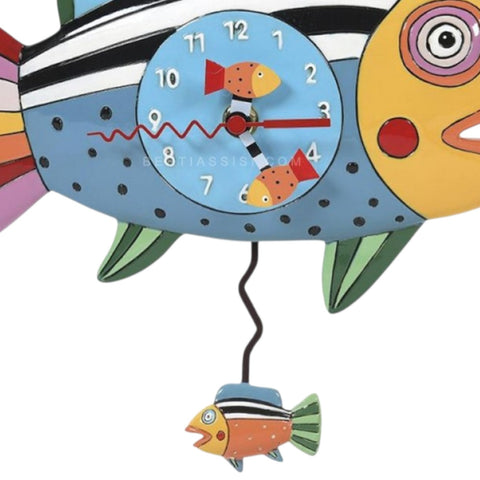 CLOCK FISH ALLEN DESIGNS