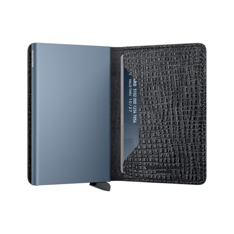 GELDBÖRSE SLIMWALLET PALMELLATO SPLM-BLACK BLACK SECRID