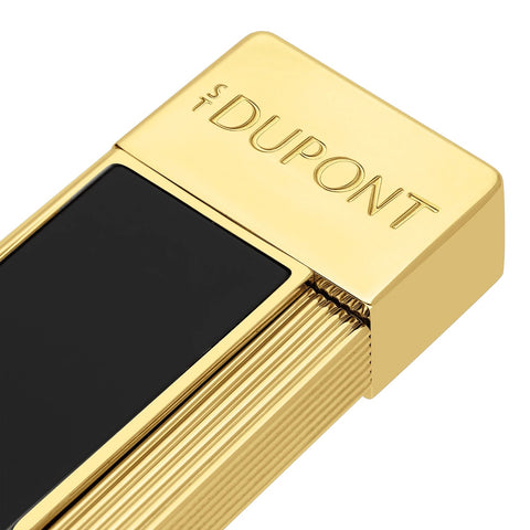 ACCENDINO LI TWIGGY BLACK LACQUER/GOLDEN ART. 030112 S.T. DUPONT