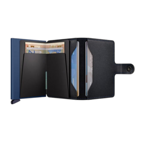 MINIWALLET ORIGINAL SCHWARZ-MARINEBLAU SECRID SCHWARZE GELDBÖRSE