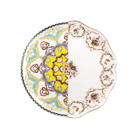 PORZELLANSTÄNDER CM 20 H 8 HYBRID LEANDRA 09765 SELETTI MUTICOLOR