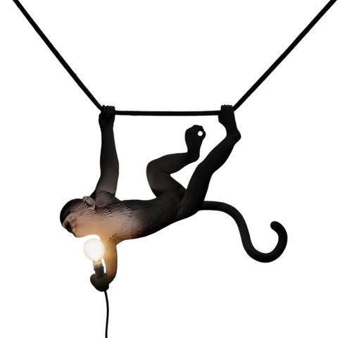 MONKEY OUTDOOR LAMP 14916 SELETTI SCHWARZ
