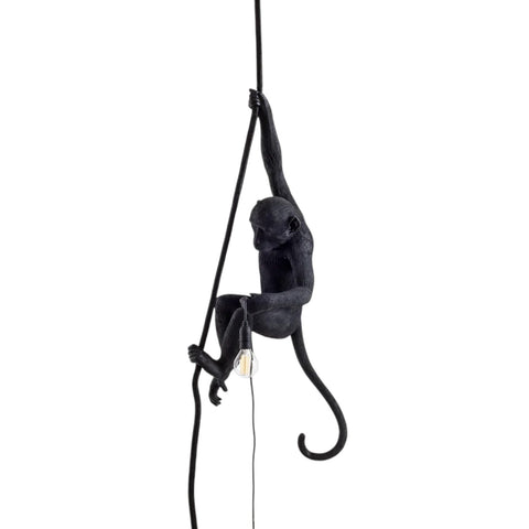 LAMPADA MONKEY OUTDOOR CON CORDA 14923 SELETTI BLACK