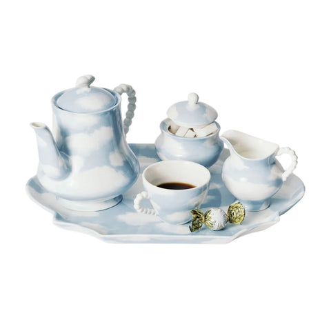TAZZINE SET 2 CUP + SAUCER LIGHT B0126100-602 BLUE SERAX