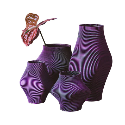 SET DI DUE MINI VASO BLOZ & BOYK BLEND MINI VASES SET SHEYN BUBBLEGUM