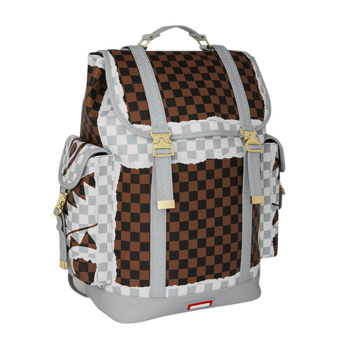 CARTELLA CREAM BROWN TEAR CHECK MONTECARLO ART. 910B8292NSZ SPRAYGROUND