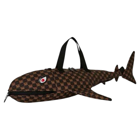 SHARKS IN PARIS DUFFLE-TASCHE WTF BUBBLE 910D9486NSZ BRAUN SPRAYGROUND