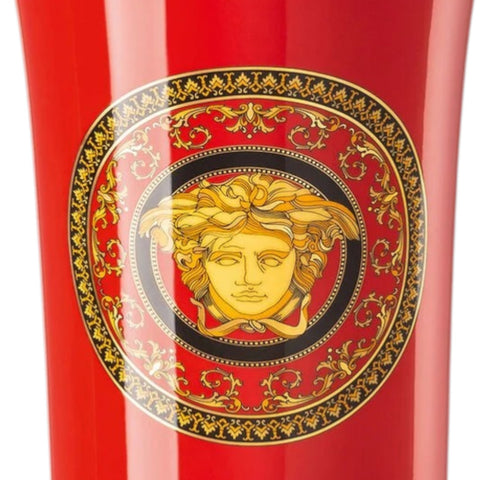 VASO 26026 VASENSERIE MEDUSA VERSACE 102721 RED ROSENTHAL