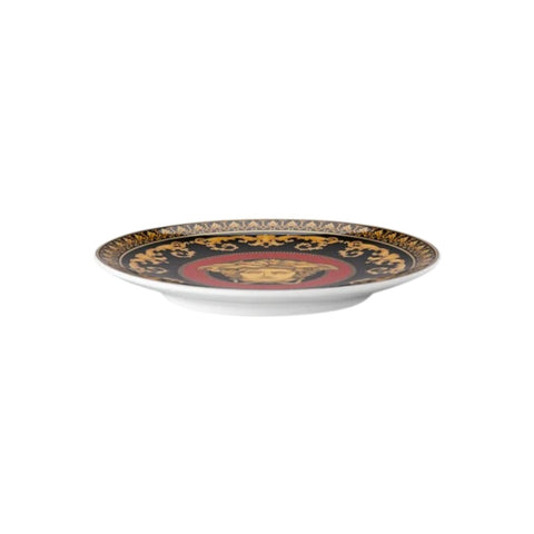 PIATTINO TONDO 10850 MEDUSA VERSACE 409605 BLACK ROSENTHAL