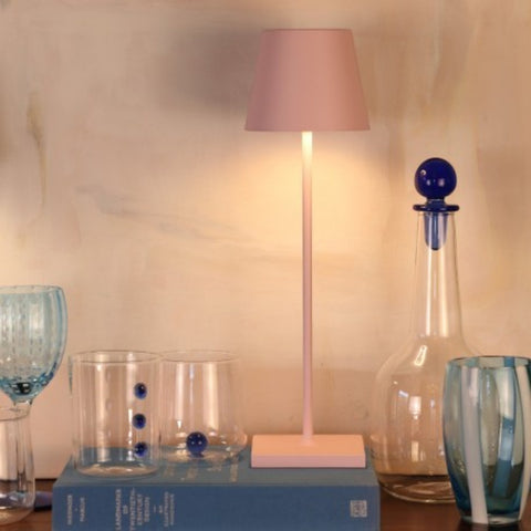LAMPADA PRO TAVOLO POLDINA LD1340P3 PINK ZAFFERANO