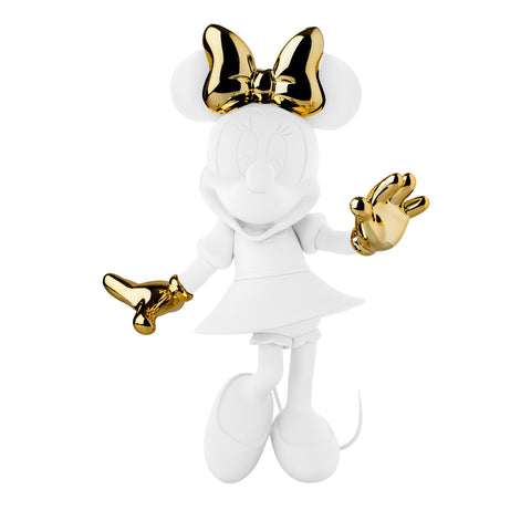 MINNIE WELCOME WEISS UND GOLD 31CM ART. DISST03102MABCOR LEBLON DELIENNE WEISS