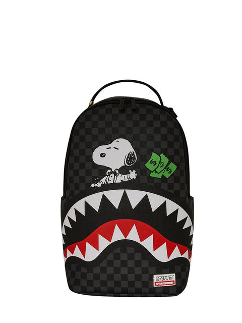SNOOPY TOP SHARK MONEY DLXSV RUCKSACK 910B7741NSZ SPAYGROUND SCHWARZ