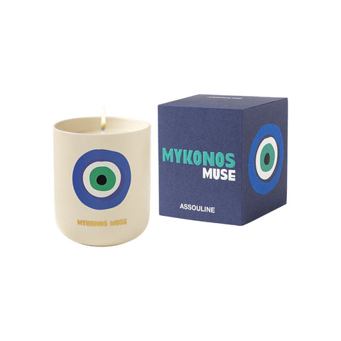 ASSOULINE SCENTED CANDLE MYKONOS MUSE