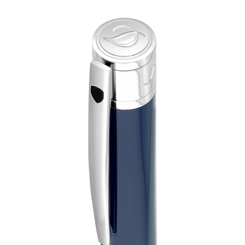 PENNA SFERA D-INITIAL BLUE/CHROME ART 265205 S.T. DUPONT BLUE05