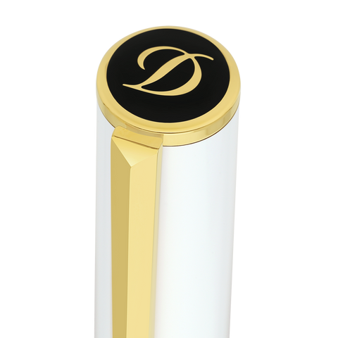 ROLLER PEN WI INITIAL RB 272217 ST DUPONT WEISS/GOLDEN