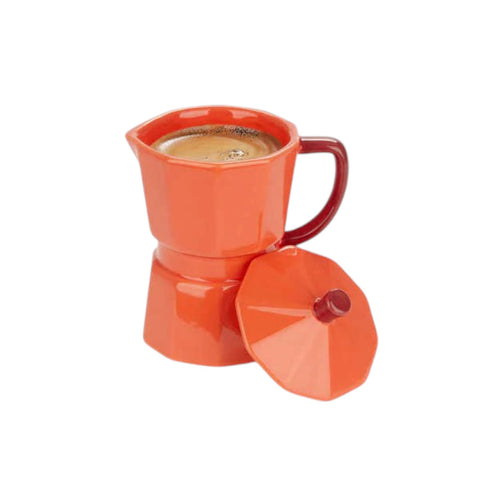 TAZZA MUG MOKA 350 ML CERAMICA ART. 28046 ROSSO BALVI