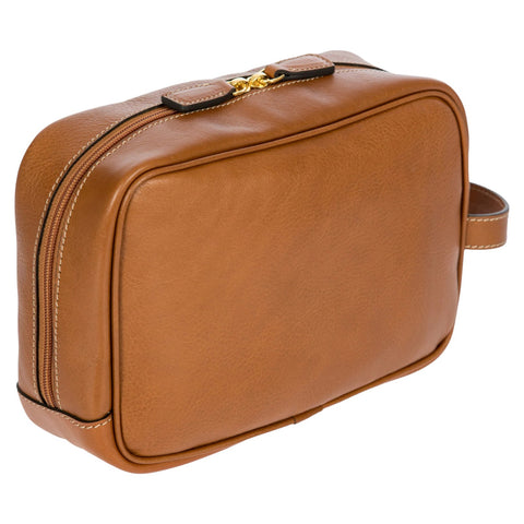 NECESSAIRE LIFE PELLE 25X17X9 CM BPL00601 BRIC'S BROWN