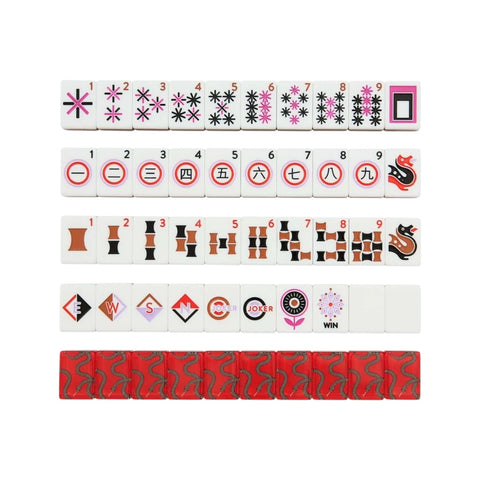 GIOCO MAHIONG SET WHITE-BLACK EDEN 35344 JONATHAN ADLER