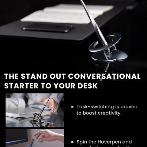 HOVERPEN INTERSTELLAR SPACE BLACK/18K GOLD PLATED SHINTE101 NOVIUM