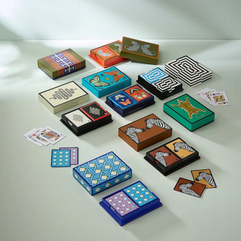SET CARTE ZEBRAS LACQUER CARD SET ART. 34479 JONATHAN ADLER