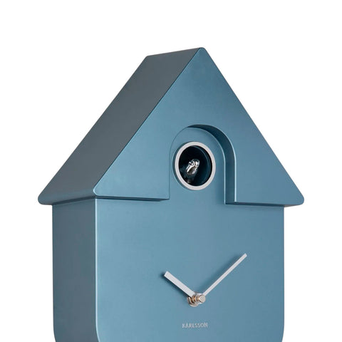 UHR WANDUHR MODERN CUCKOO ABS KA5867DB METALLIC DUNKELBLAU KARLSSON