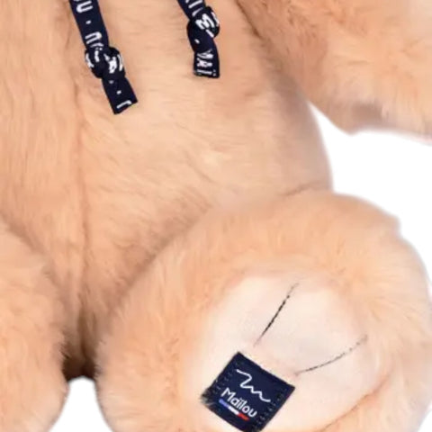 PELUCHE L'OURS MAILOU 35 CM MA0250 CHAMPAGNE