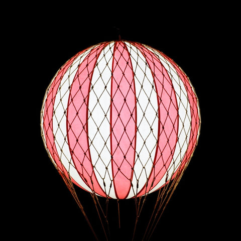 MONGOLFIERA JULES VERNE LED 42X42X70 CM TRUE RED AP168IR AUTHENTIC MODELS