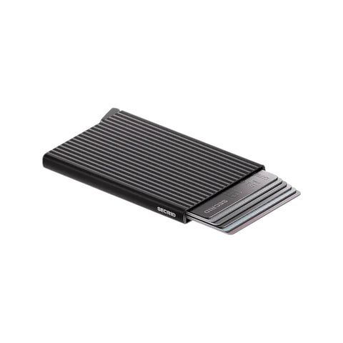 PORTACARTE PREMIUM CARDPROTECTOR FLUTED CFI-BLACK+ BLACK SECRID
