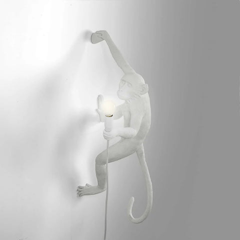 LAMPADA MONKEY HANGING RIGHT 14879 SELETTI WHITE